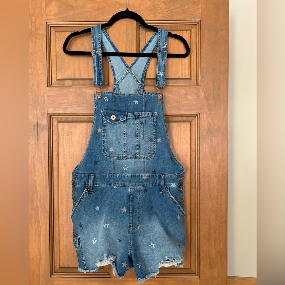 NWOT No Boundaries Blue Denim Overalls